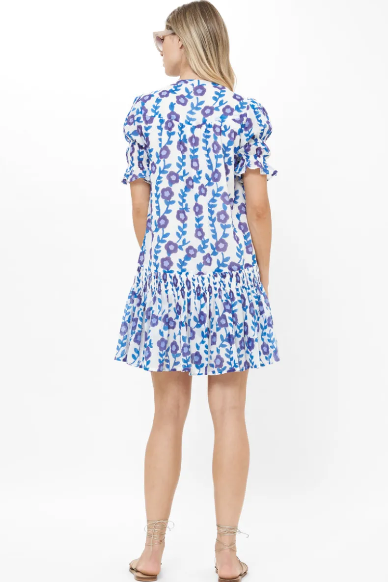 Smocked Drop Mini- Toscana Blue