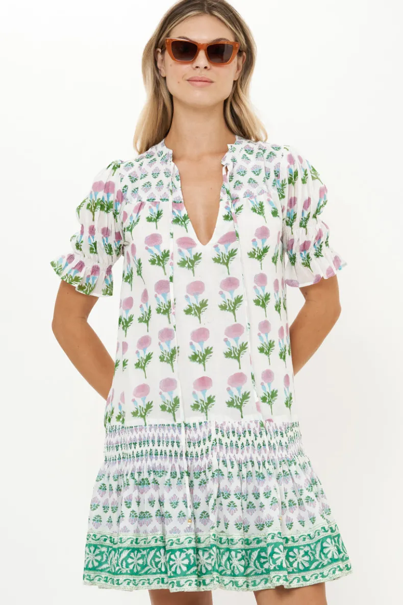 Smocked Drop Mini- Bloom Lilac