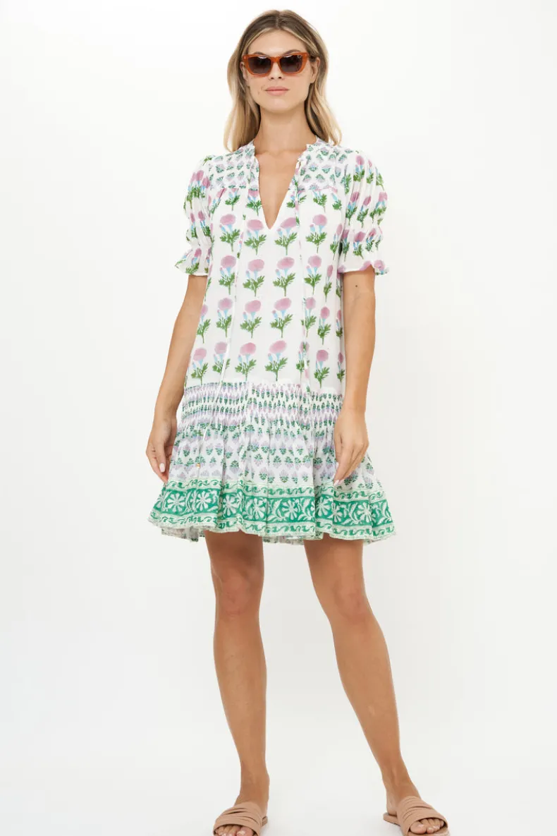 Smocked Drop Mini- Bloom Lilac