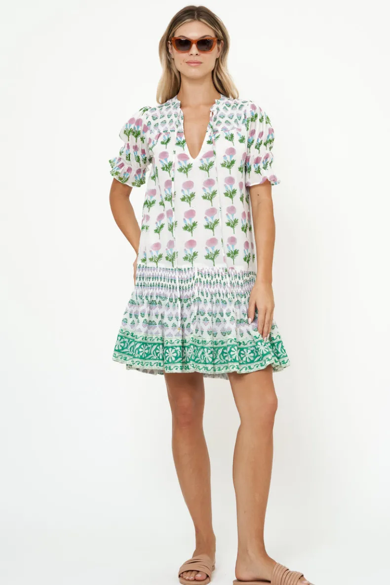 Smocked Drop Mini- Bloom Lilac