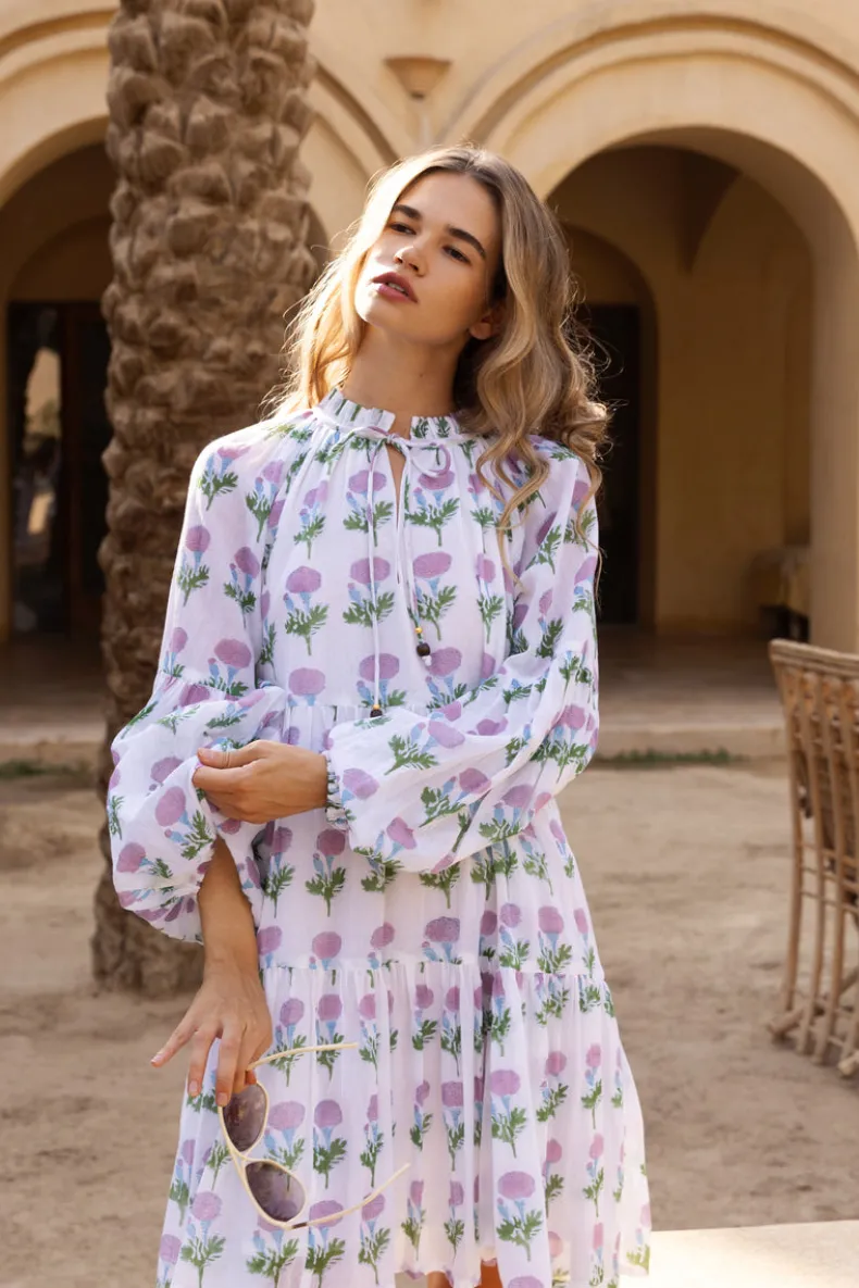 Balloon Sleeve Short- Bloom Lilac