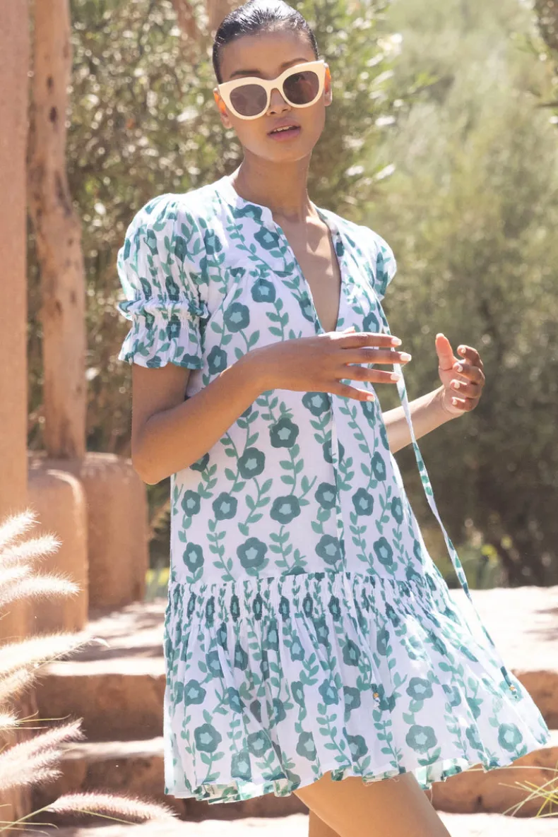 Smocked Drop Mini- Toscana Green