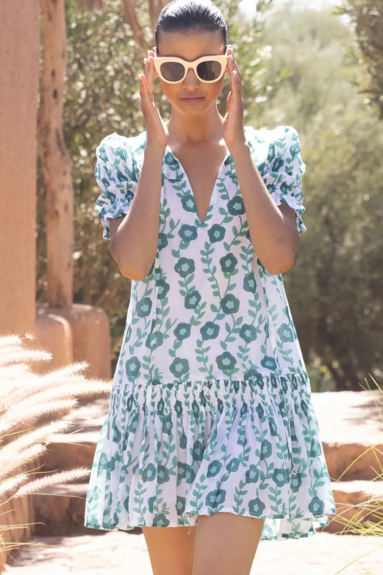 Smocked Drop Mini- Toscana Green