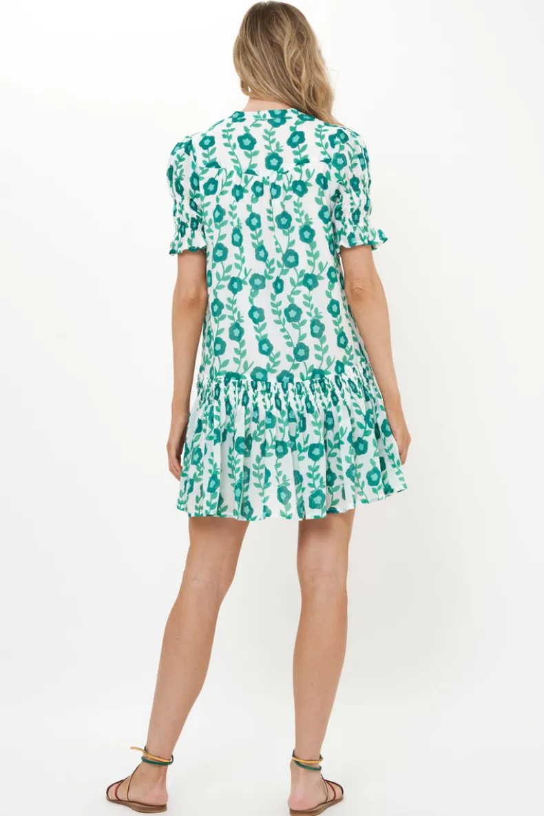 Smocked Drop Mini- Toscana Green