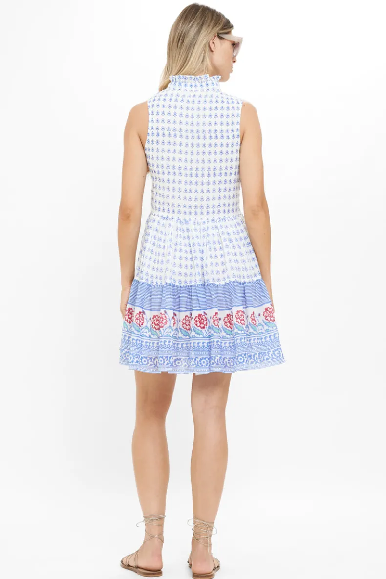 Yoke Dress- Borrego Navy