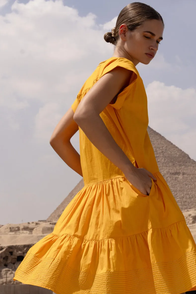 Roll Sleeve- Tuki Marigold