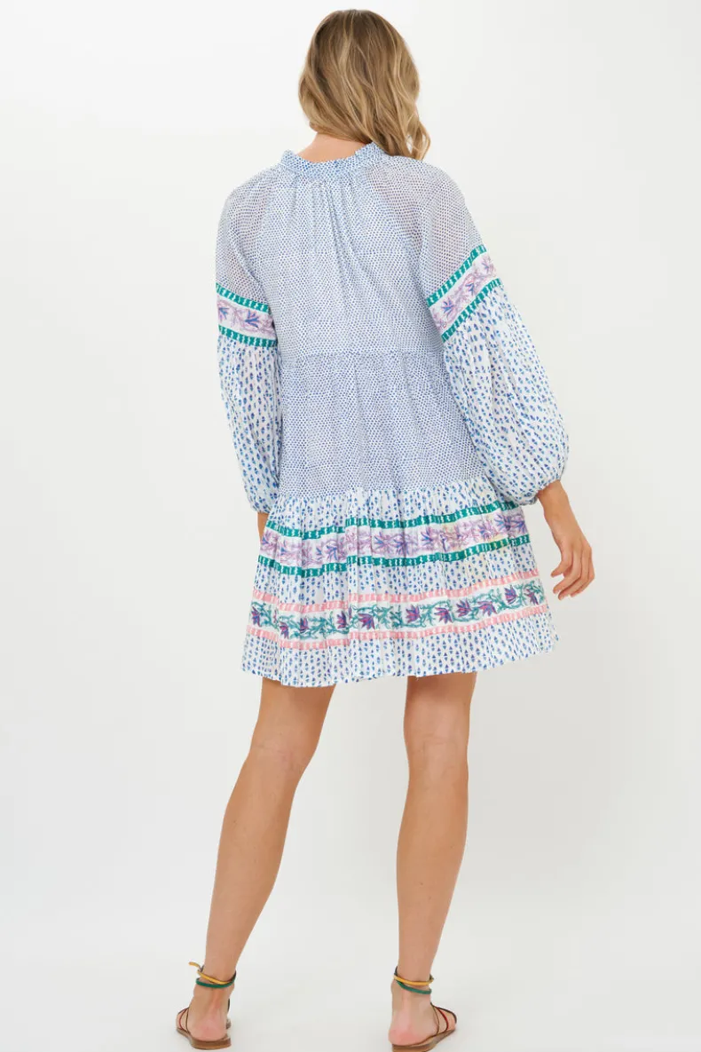 Balloon Sleeve Short- Jungi Blue