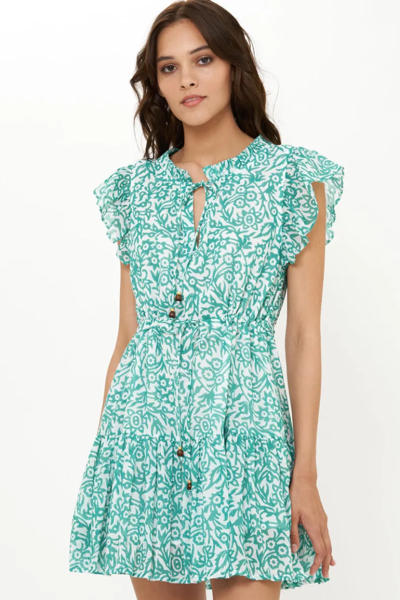 Cinched Flirty Short- Cypress Jade