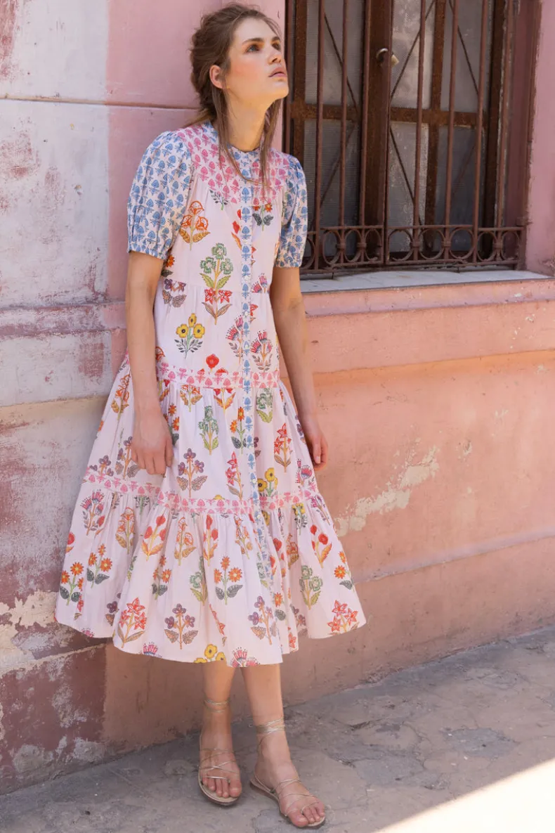 Scoop Tiered Midi- Provence Blue