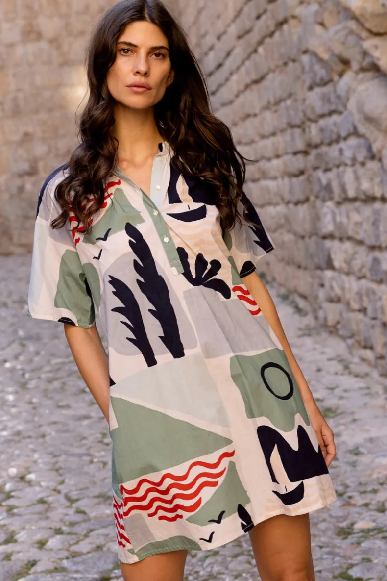 Pocket Dress- Riviera Sage