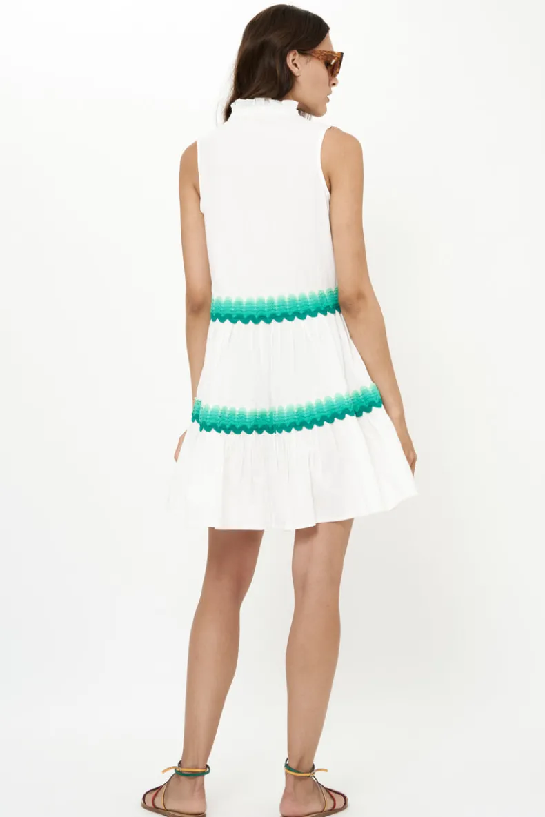 Yoke Dress- Pacifica Aqua